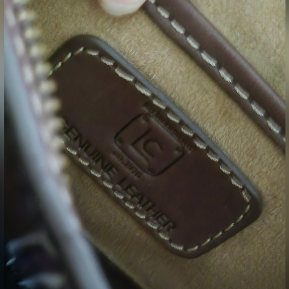 Liz claiborne brown leather purse - Picture 3 of 9